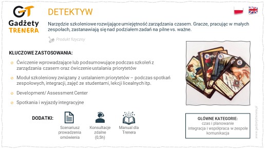 gra Detektyw - zarządzanie czasem