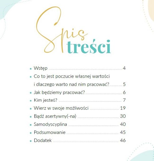 poczucie wartości ćwiczenia