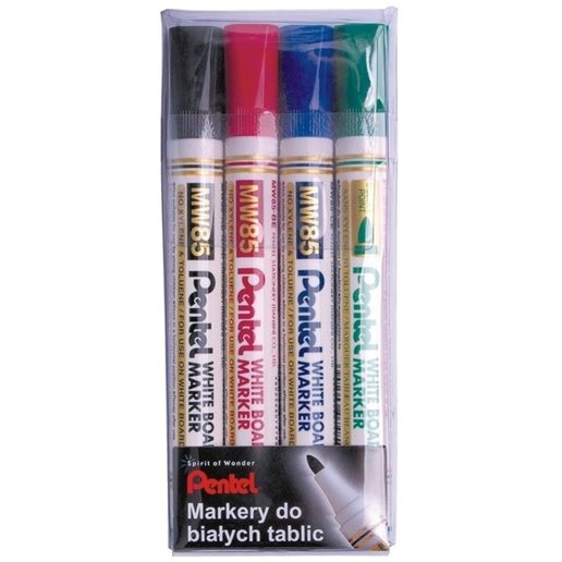 Markery suchościeralne Pentel- 4 kolory