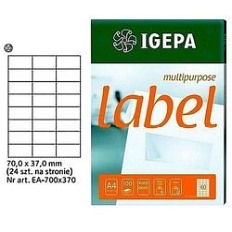 Naklejki - etykiety prostokąt