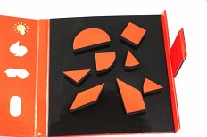 Tangram: zagadka logiczna z magnesem SERCE