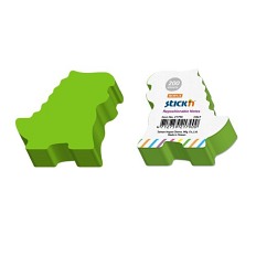 Karteczki samoprzylepne zielony dinozaur