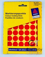 Naklejki kropki 18mm